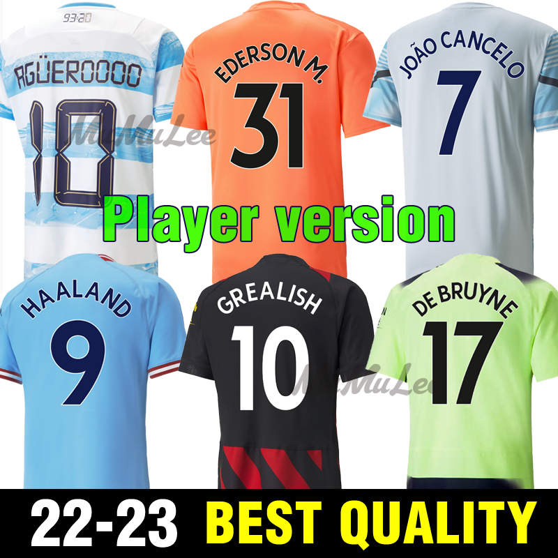 

Player version HAALAND soccer jersey 22 23 pre-match training DE BRUYNE PHILLIPS MANS CITIES GREALISH STERLING FERRAN MAHREZ FODEN 2022 2023 football shirt uniforms, 11