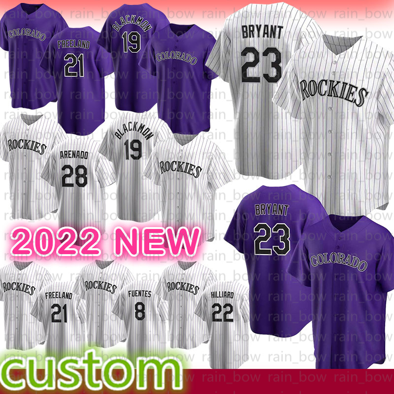 

Colorado Baseball Jersey Rockies 23 Kris Bryant 19 Charlie Blackmon C.J. Cron Yonathan Daza Garrett Hampson Connor Joe Ryan McMahon Elias Diaz Dom Nuñez Ezequiel Tovar, Mens(size:m-3xl)luoji