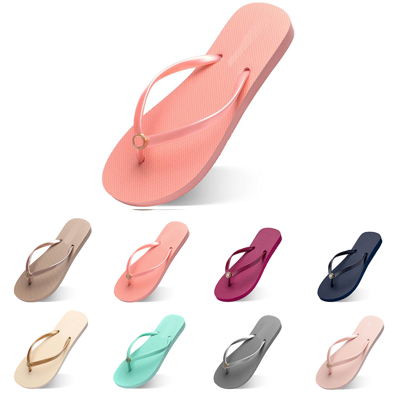 Femmes Pantoufles Mode Tongs Beach Hôtel Intérieur Pantoufle Triple Noir Rose Blanc Citron Vert Gris Marine Femmes Chaussures Soixante Cinq