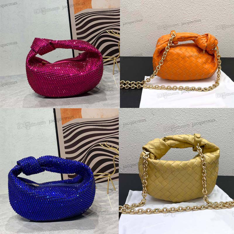

2023 womens mini chain jodie diamonds clutch totes bags womens half moon tote top quality shoulder bag designer handbags bottega, I need see other product