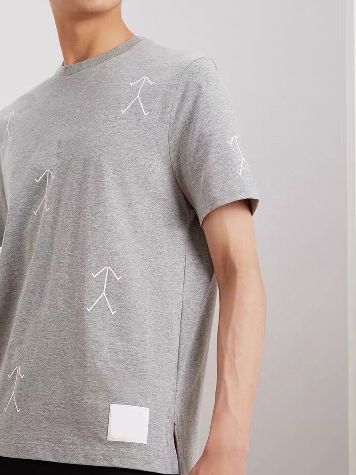 

Mens T-shirts short sleeves Luxury designer brand tee black white and gray colors 100% cotton special print round neck ummer shirt for men timi bluom size - 4XL