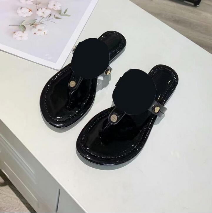 

2021 Fashion brand wonen sandals big size 35-42 flip-flops red sandals rubber sole with web strap women Slippers 8 color, White