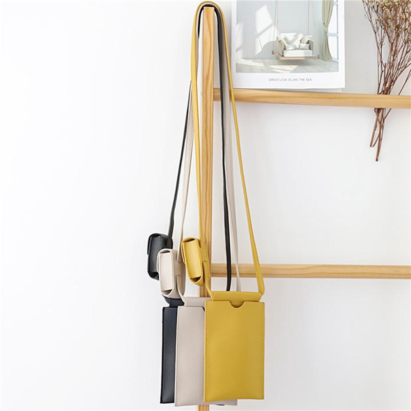

Evening Bags Simple Hipster Shoulder Bag Casual Mori Artistic Vertical Phone All-Match Fashion Messenger Korean Style, Green