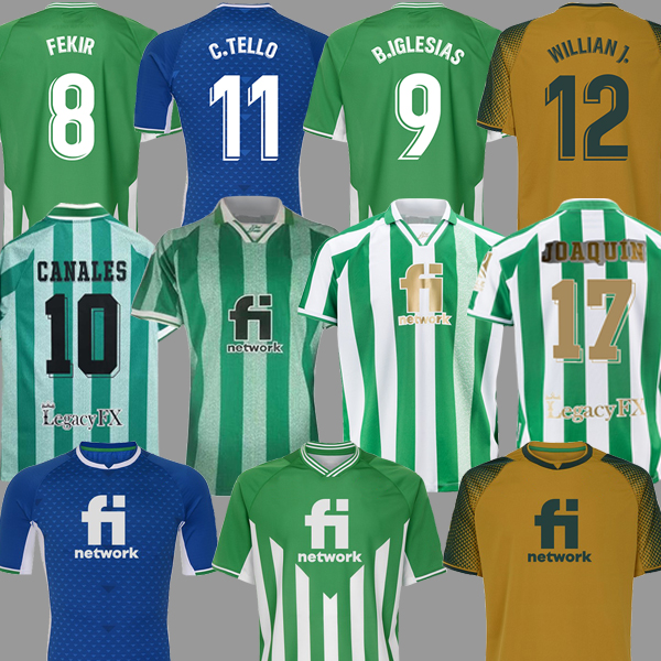 

21 22 real Betis soccer Jerseys JOAQUIN B Iglesias camiseta de futbol Juanmi CANALES Fekir 2021 2022 special-edition football shirts copa DE, Away