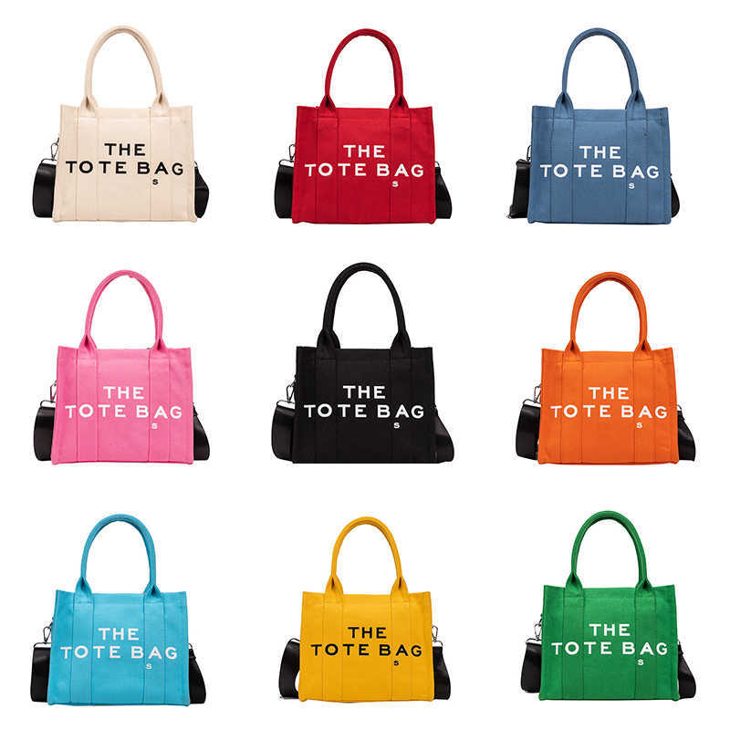 

Marc Designer Bag Tote Women Casual Large Capacity Handbag Fashion Beach Canvas Crossbody Bags Luxury Brand Shoulder Bag Wallet Y0610, Navy blue