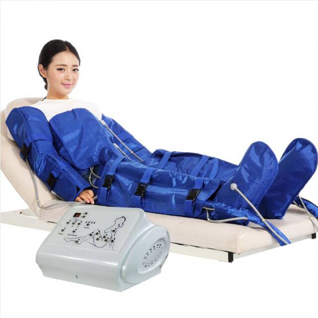 

spa air pressure slimming lymph drainage device suit pressotherapy blood circulation vacuum therapy body shape machine