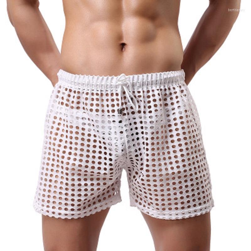 

Men' Shorts Men Mesh Hollow-out Sleep Board Fad Sports Fitness Quick-Drying Bermudas Masculina Short Musculation Homme BottomsMen' Bert22, Black