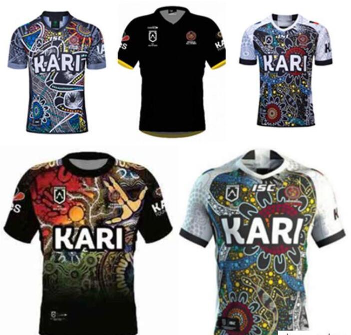 

2021 all starts Rugby jerseys Indigenous Camouflage nrl League 19 20 Thailand shirts maillot de S-5XL, Black