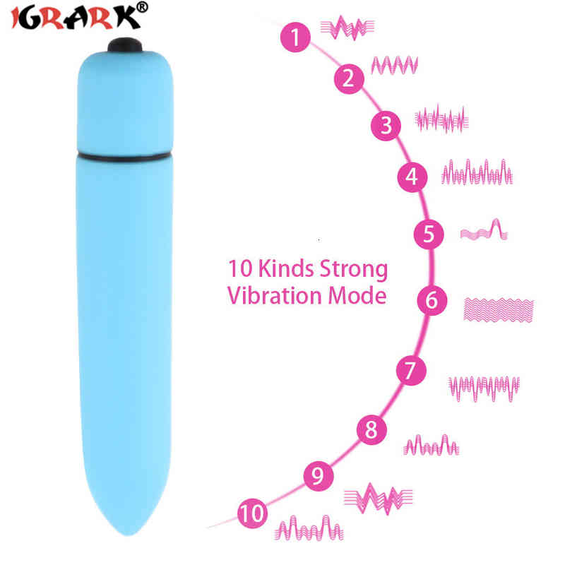 Massager Toys Penis Cock 10 Speed Bullet Vibrator Dildo Mini Av Stick G-spot Cli-image-793996275