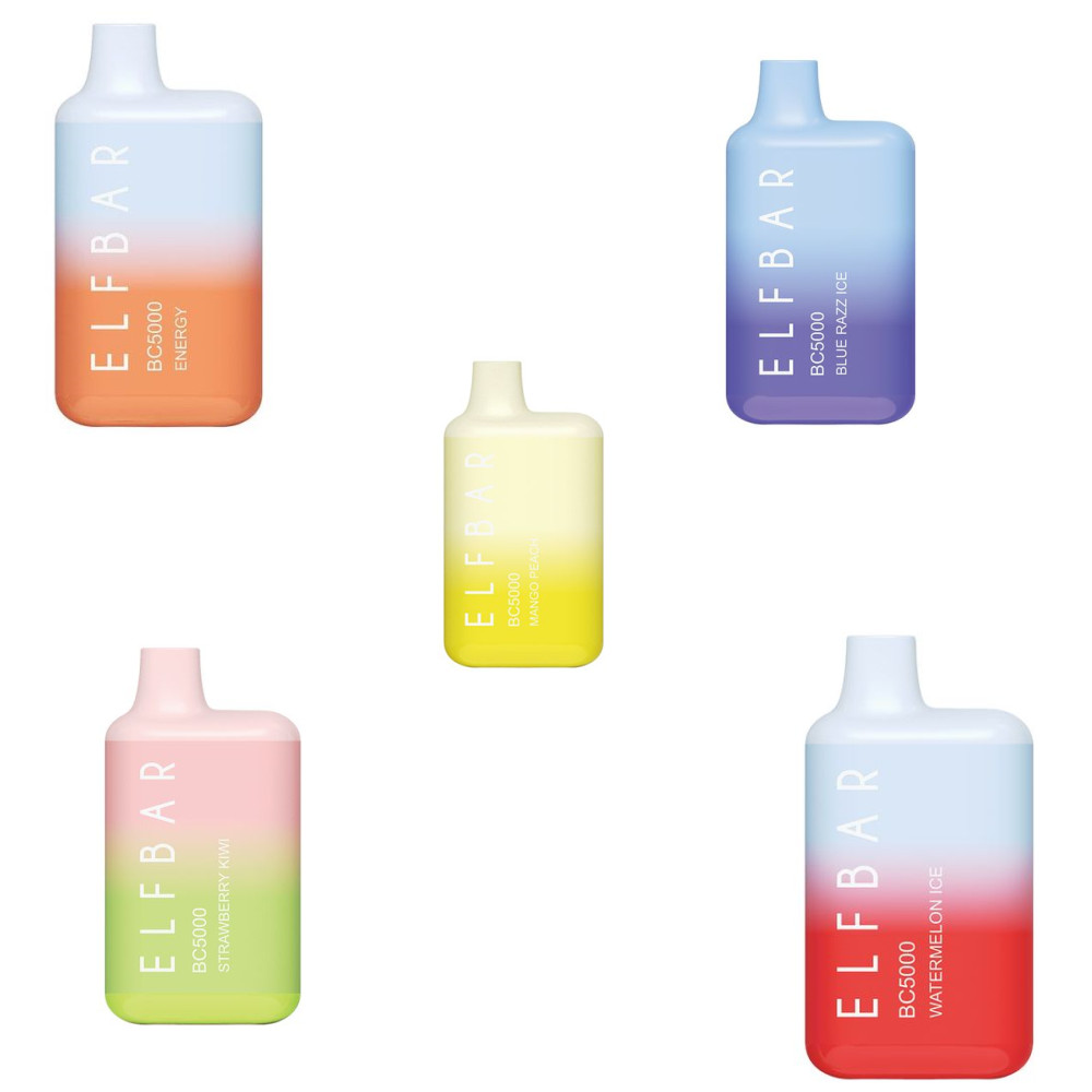 

Disposable Coil ELF Vape Pods Box 13ml E Recharged Cigarettes MESH E-cigarettes BC5000 650mah BAR Battery Vapes Device Movor