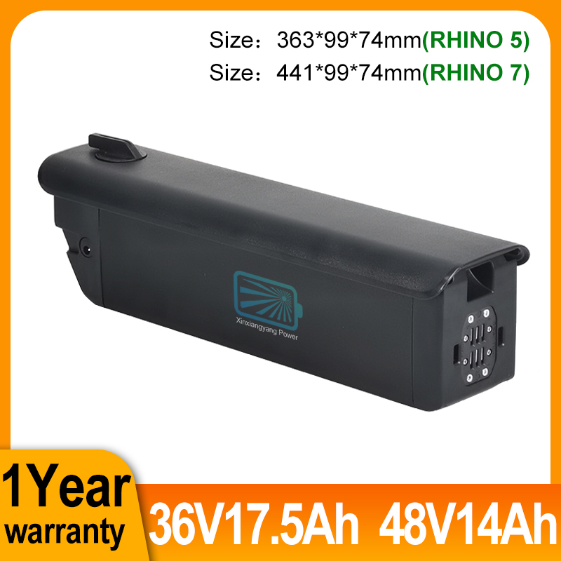 Himo C26 Electric Bike replacement battery pack 48V 14Ah 17.5ah 18650 Cells 36v 24.5ah built-in 500W 750W ebike batteries with charger-image-765496339