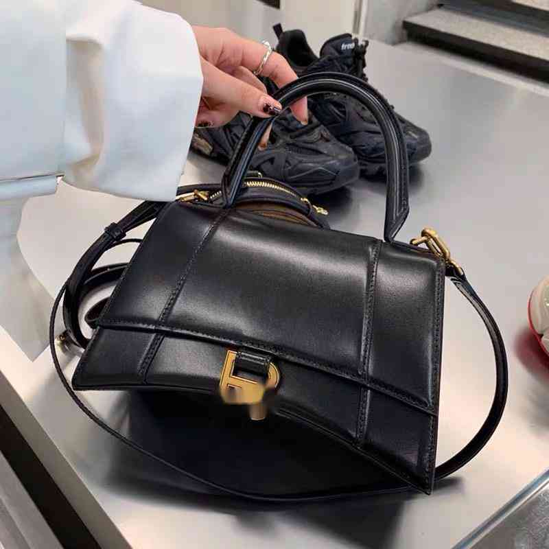 

Italy Balenciga Handbag Designer Designer Women Luxurys Handbags Net 2022 Red Same Alligator Hourglass B-button Versatile Leather Bag One Shoulder Messenger