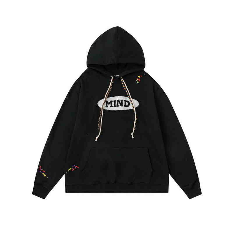 

European and American Designer Palmangel Decapitated Hoodies Correct Street Bear Men' Women, Black