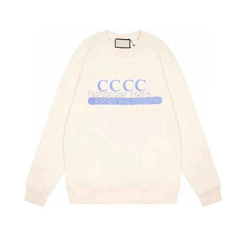 

22SS Italy New Classic Letter Printed Casual Sweatshirt Early Autumn Winter Limited Man Women Crewneck Pullover Fashion Street High End Designer Sweater TJAMWY059, Black