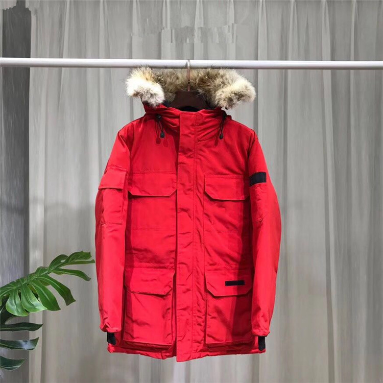 Designer Mens Parkas chaude canada down goose vestes canadien style citadel étiquette de veste coton
