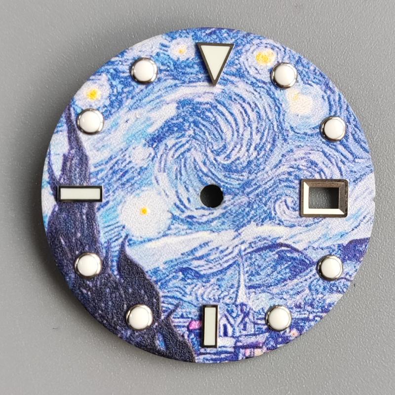

Repair Tools & Kits Watch Parts 31mm Sterile Dial Luminous Suitable For NH35A NH36 Movement 43
