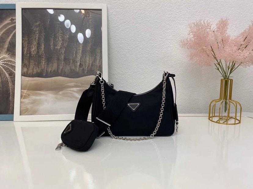 

2 pieces 2021 Shoulder Bag High Quality Nylon Handbags selling Women luxurys Fashion Designers Bags Classic Ladies Diagonal, Customize