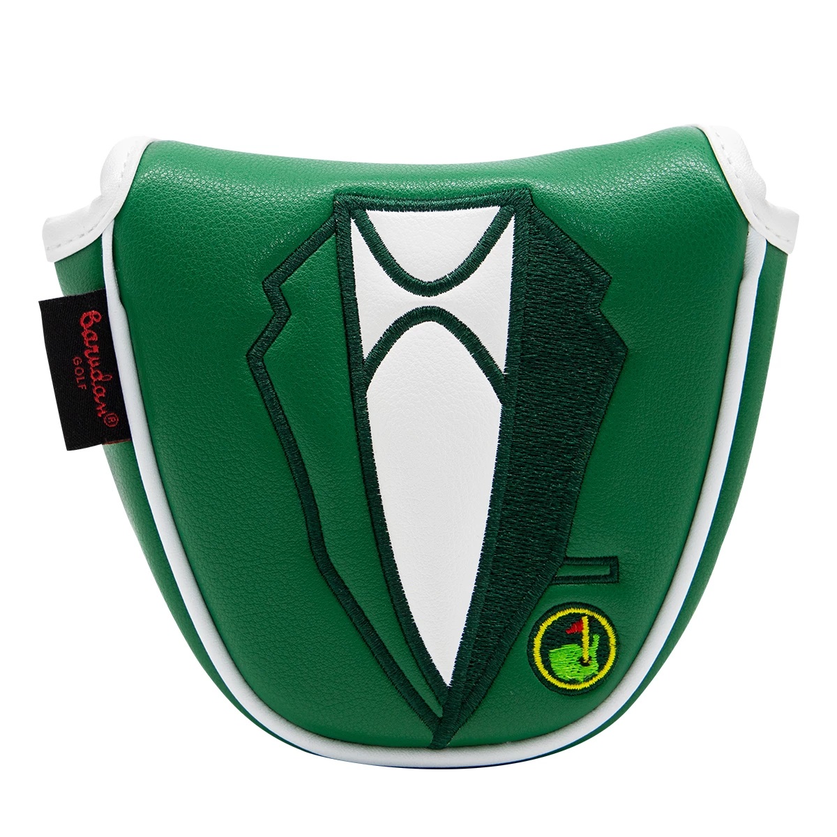 

Green Jacket Putter Cover Water Stain Proof Single Golf Club Head Covers PU Leather Mallet Headcover Magnetic Accessories