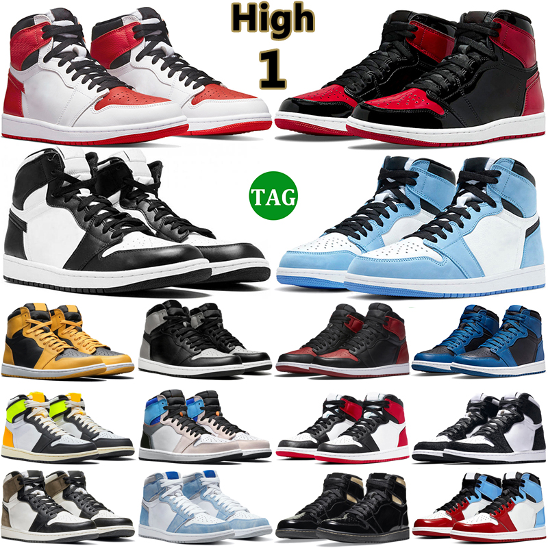 NOUVEAU 1 HAUTE OG 1S CHAISSOIRES DE BASKETBALL HOMMES MEN BRED BRED REBELIONAIRE HÉRITAGE DARD MOCHA UNIVERSITÉ BLUE HYPER ROYAL MENSE FEMMES FE