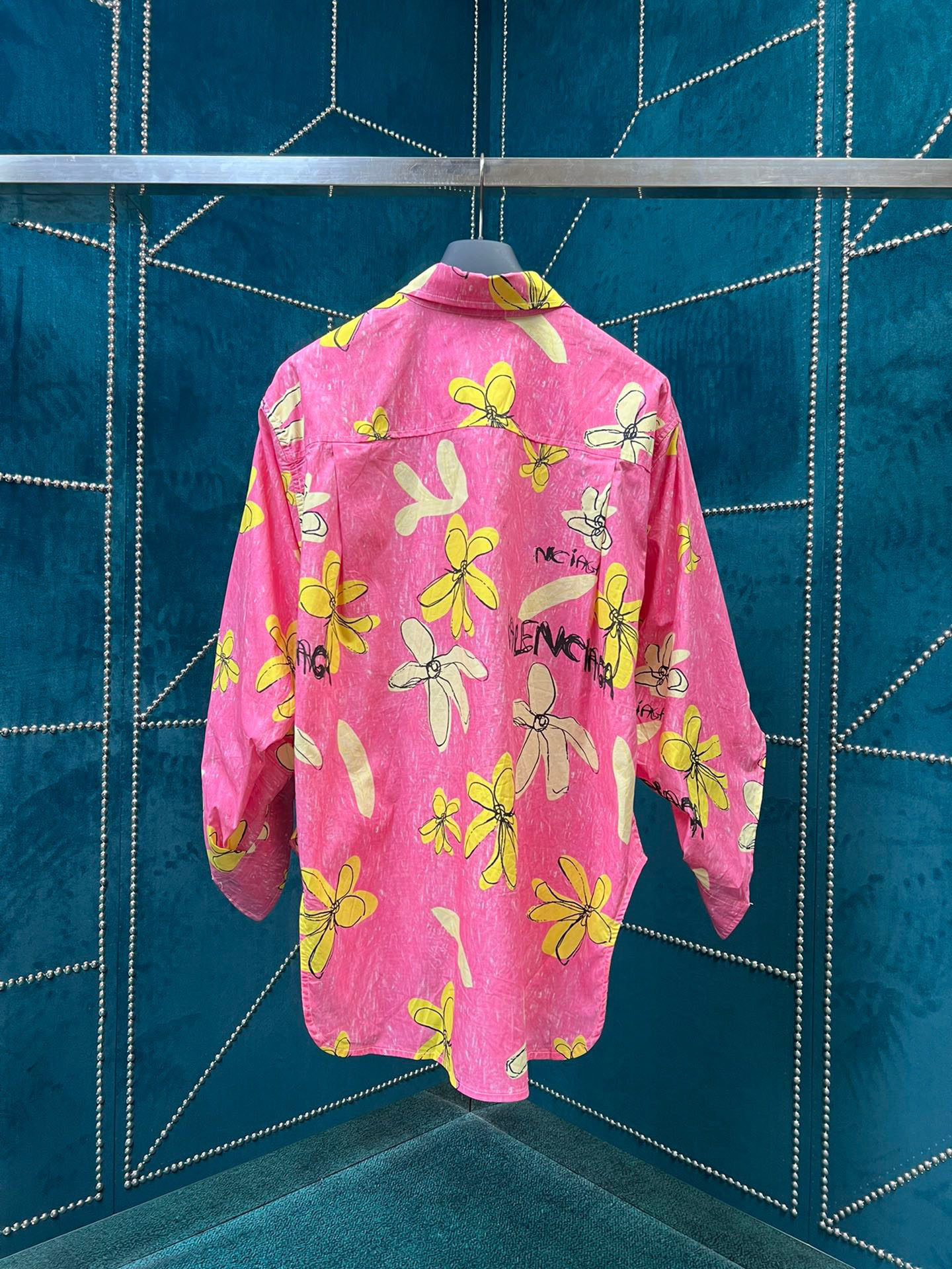 

2022ss spring and summer new high grade cotton printing short sleeve round neck panel T-Shirt Size: m-l-xl-xxl-xxxl Color: black white ch46dh4tf, Pink