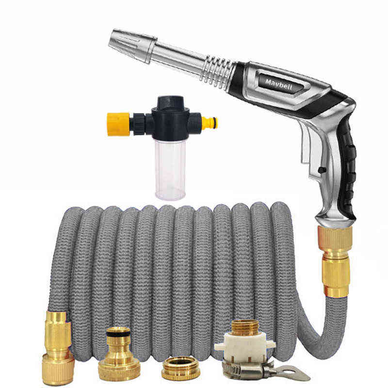 

New Telescopic Garden Hose | 50ft-375ft Flexible Car Wash Magic Hose High Pressure Water Gun Outdoor Garden Watering Hose W220414, Hose set e