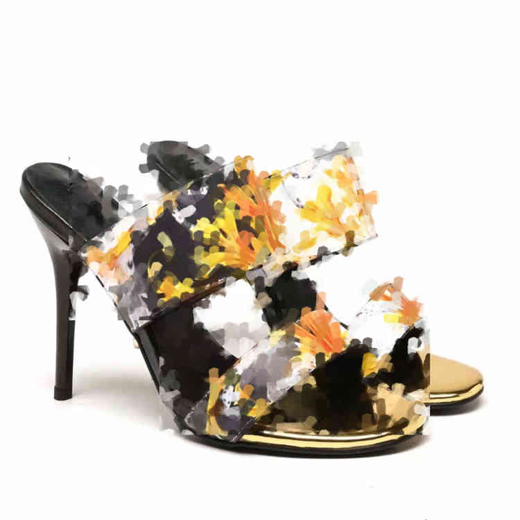 Slippers à talons hauts Femmes 2022 Medusa Nouveau tongs d'été Tempérament sexy Portez des chaussures cool à talon mince à l'extérieur