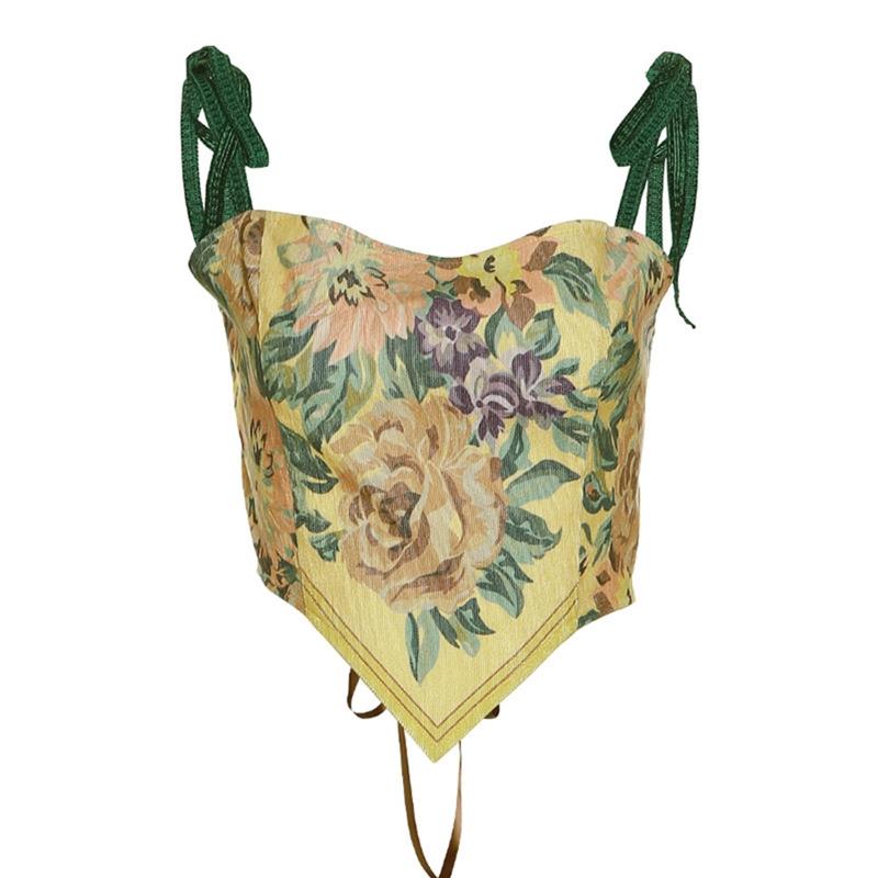 

Belts 28TF Sexy Women Corset T-shirt Adjustable Woman Retro Printing Slimming Wrap Supplies, As pic