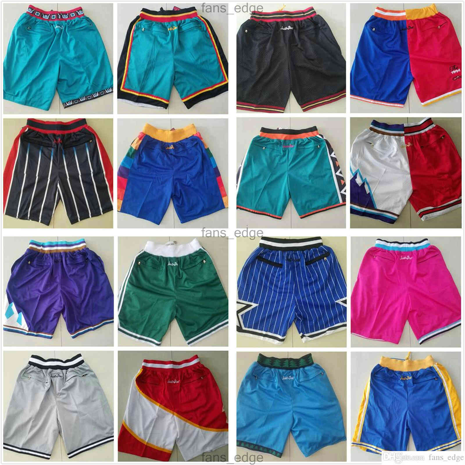 

Mens All Team Stitched JUST DON Basketball Pocket Retro Shorts''nba''Hip Pop Pant With Pockets Zipper Sweatpants Baseball Short Man S-XXL, Tell us which one
