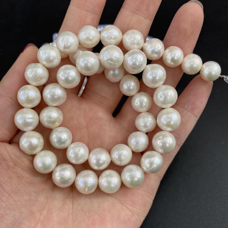 

Other Natural Freshwater Pear Beads Round Shape Simplicity DIY Women Necklace Bracelet Jewelry Accessories Making Size 10-12mmOther OtherOth