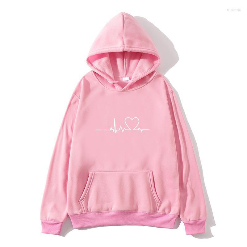 

Men's Hoodies & Sweatshirts Fashion And Women's Casual Long-sleeved Printed Pullover Pocket Spring Autumn Keep Warm Hoodie Top Trix22, Pink