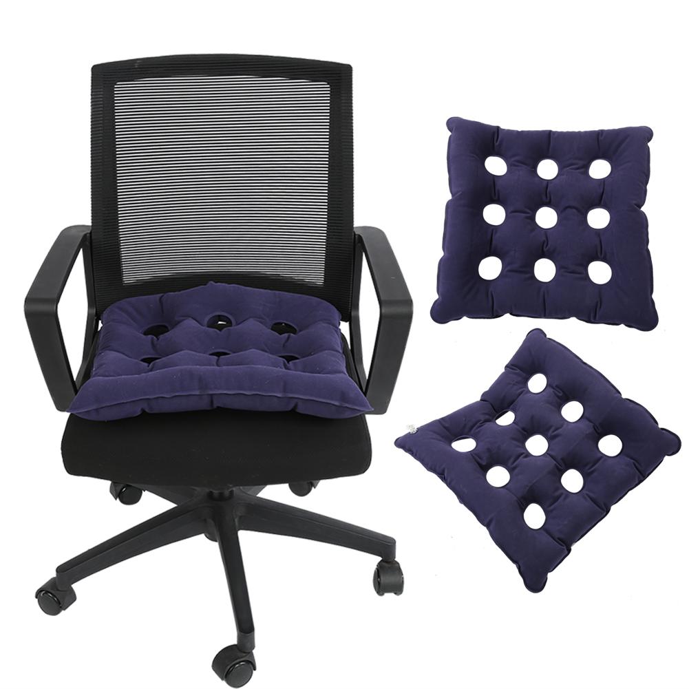 

Chair Cushions Anti-Decubitus Inflatable Air Cushion Wheelchair Office Car Air pad Seat 420, Purple