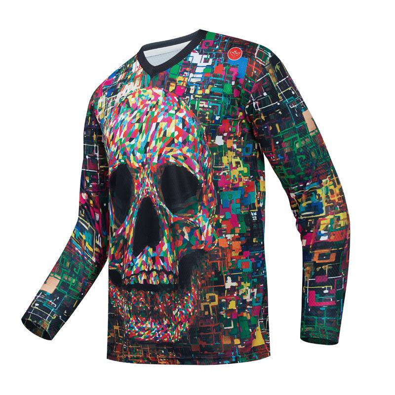 

Racing Jackets KEYIYUAN Men Motocross Jersey Cycling Outdoor MTB T-shirt Mountain Bike Downhill Wear Bicycle Clothing Radtrikot HerrenRacing, 12