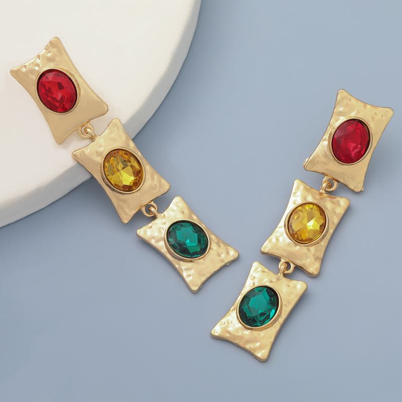 

Dangle & Chandelier Fashionable Metal Acrylic Geometric Earrings Campus Party Simple Women's Classic AccessoriesDangle