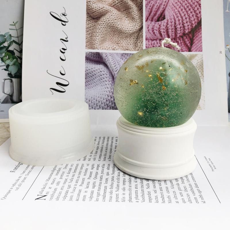 

Craft Tools Round Ball Candle Mould Handmade Mold Silicone Soap Tool DIY Plaster Handcraft Making Supplies