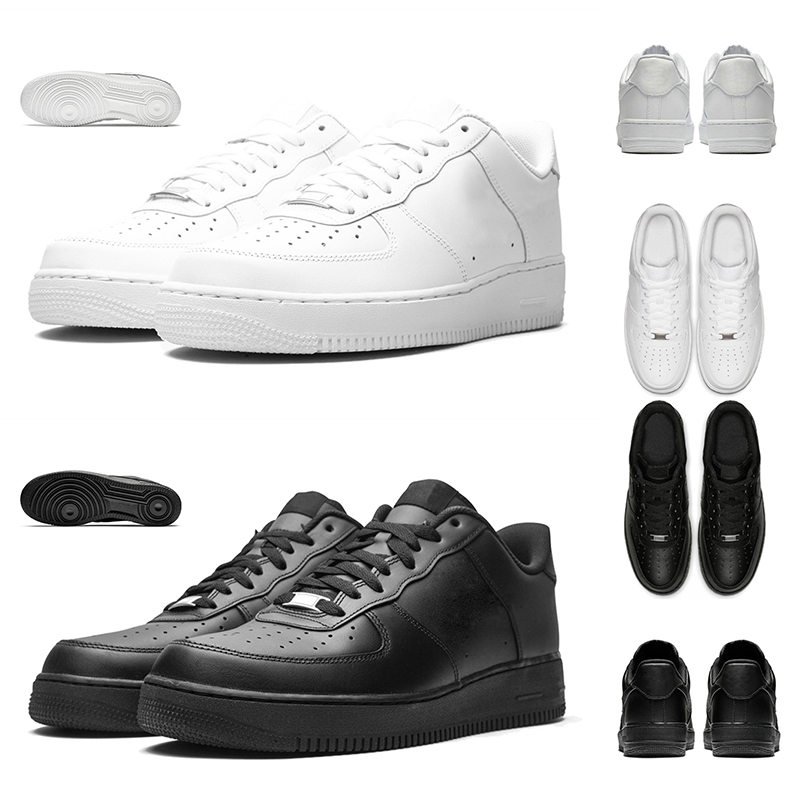 

Designer 1 Casual Shoes Men Women Classic Low 07 Triple White Black Outdoor Mens Sneakers Platform Size 36-45