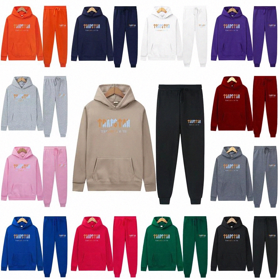 

Man tracksuit spring designer men sports suit trapstar sets long sleeve hoodie with jogger spring lovers sportwear hip hop casual Asian size 308s#