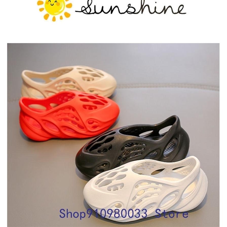 

Summer kid Slippers Boy Girl Indoor EVA high Soft Bottom Sandals Trend Slides Light Beach Shoes Slippers Home Size 22-38 220426211d, Green