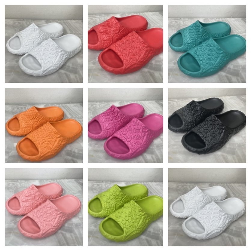 

luxury designer womens Slippers DIMENSION mens Rubber Slides candy color Pool slide slip on beach flat mule Sports sandal Flip flops causal sandal loafers, Vsds6227