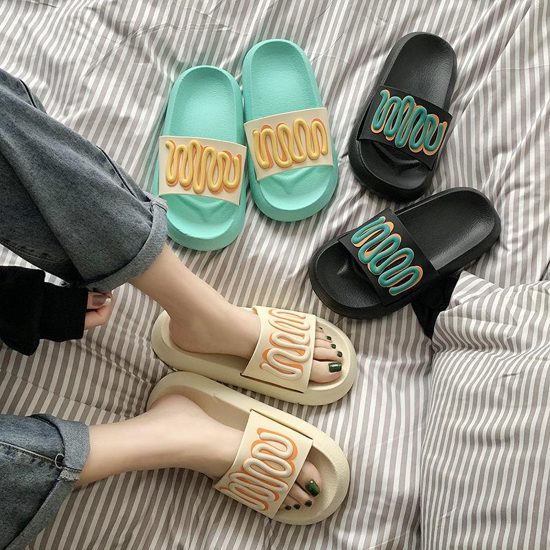 

Slippers Man Women Casual Home Slipper Brand Fashionable Personalized For Couple Street Outdoor Beach SlipperSlippersSlippers, Beige