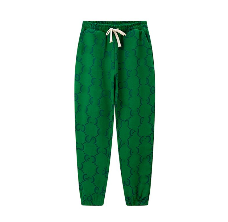 

2022 Men's Pants fashion Designer Branded Sweatpants men casual Joggers cotton high quality pant Women's Pants sweatpants, Green