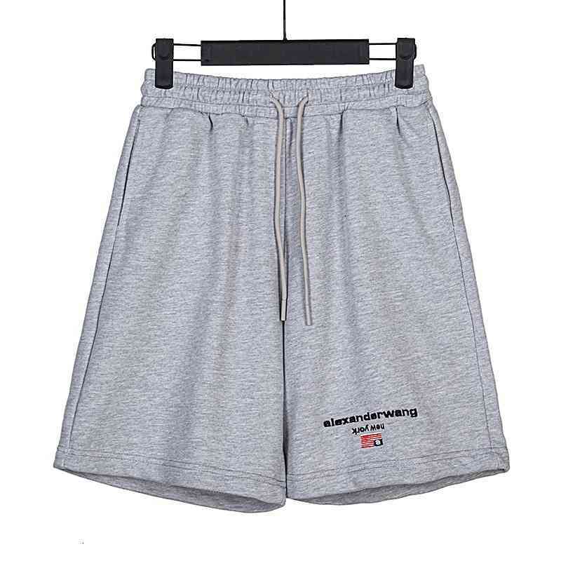 Pantalon féminin Capris Aw Dawangjia SS Printemps et lettre d'été Broderie cool simple Loose Mentes pour hommes Mis Short WSB5