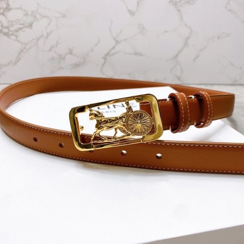 

CELLNE girl girdle leather Calfskin belt ladies belt width 25MM lady wastband official high end replica TOP waistband soft highest counter quality 0081, With box