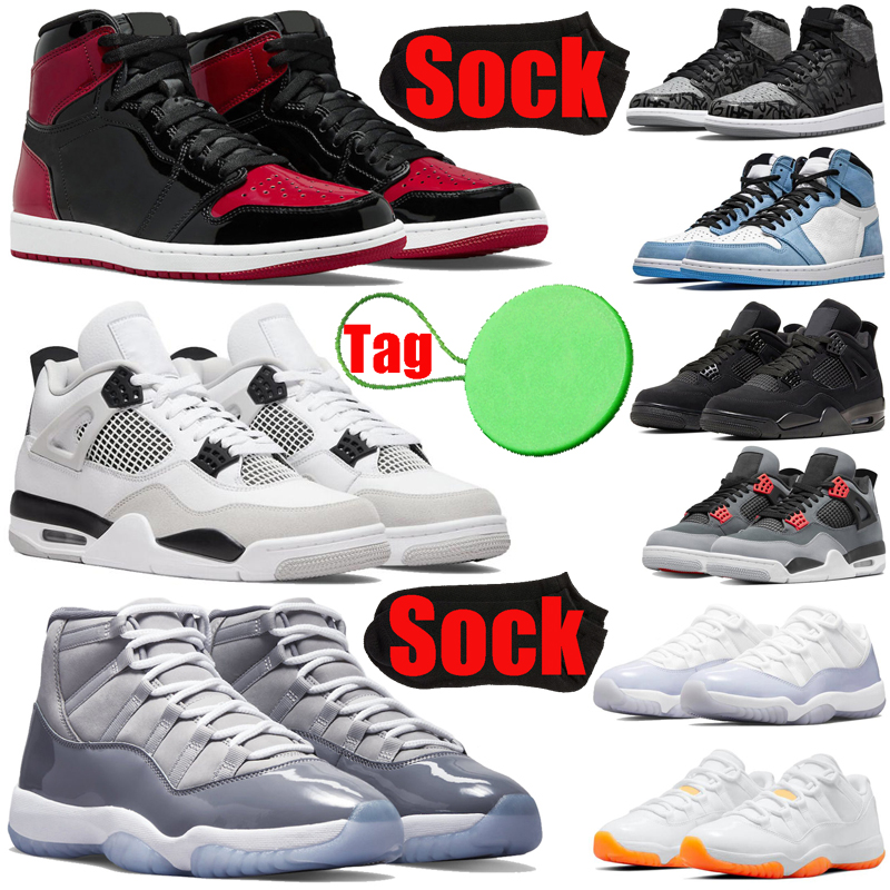 

jumpman basketball shoes 1s 4s 11s mens womens 1 4 11 Military Black Cats Cactus Jack men trainers sports sneakers, #30 cap and gown