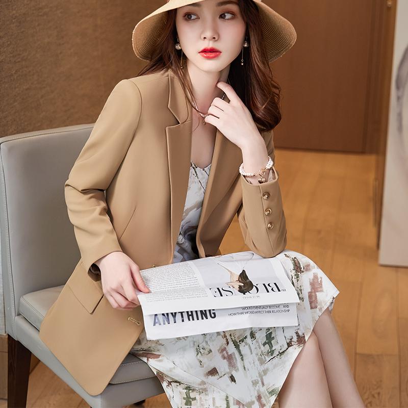

Women' Suits & Blazers Fashion Casual Blazer Women Jacket Long Sleeve Office Ladies Elegant Female Work Business OL StylesWomen, Black