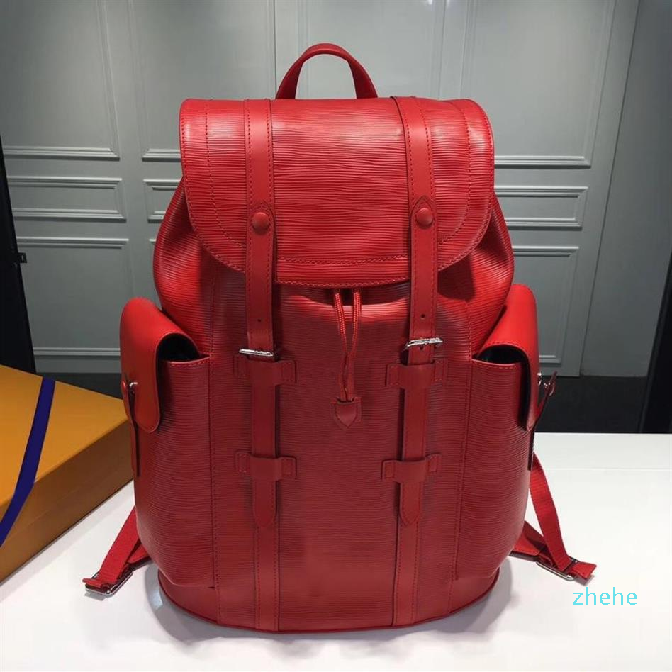 

Travel Backpack Christopher Pm Bag EPI Red Black Keepall 45 Duffle Bag Monogram M53419 Bandouliere Men Women Outdoor Bags, Customize