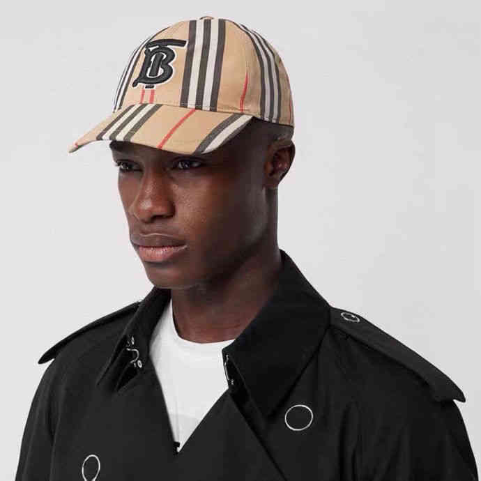 

Burberys Hat New TB stripe Baseball Cap Unisex Outlet, Red