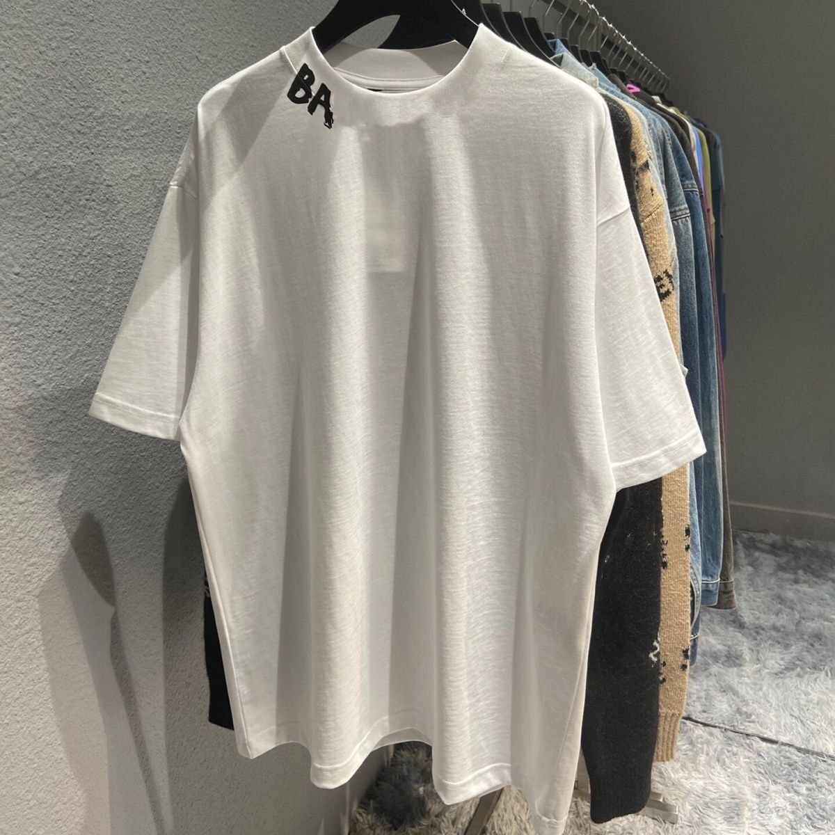 

Mens design T-shirt Spring Summer Color tops Sleeves Tees Vacation Short Sleeve Casual Letters Printing Tops plus size S-4xl, White