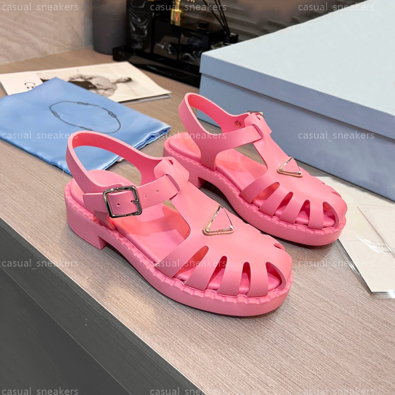 

Woman Sporty Foam Rubber Sandals Chunky Monobloc Sole Beach Footwear Platform Heels Sandal Slipper Black White Blue Notched Embossed Rubber Welt