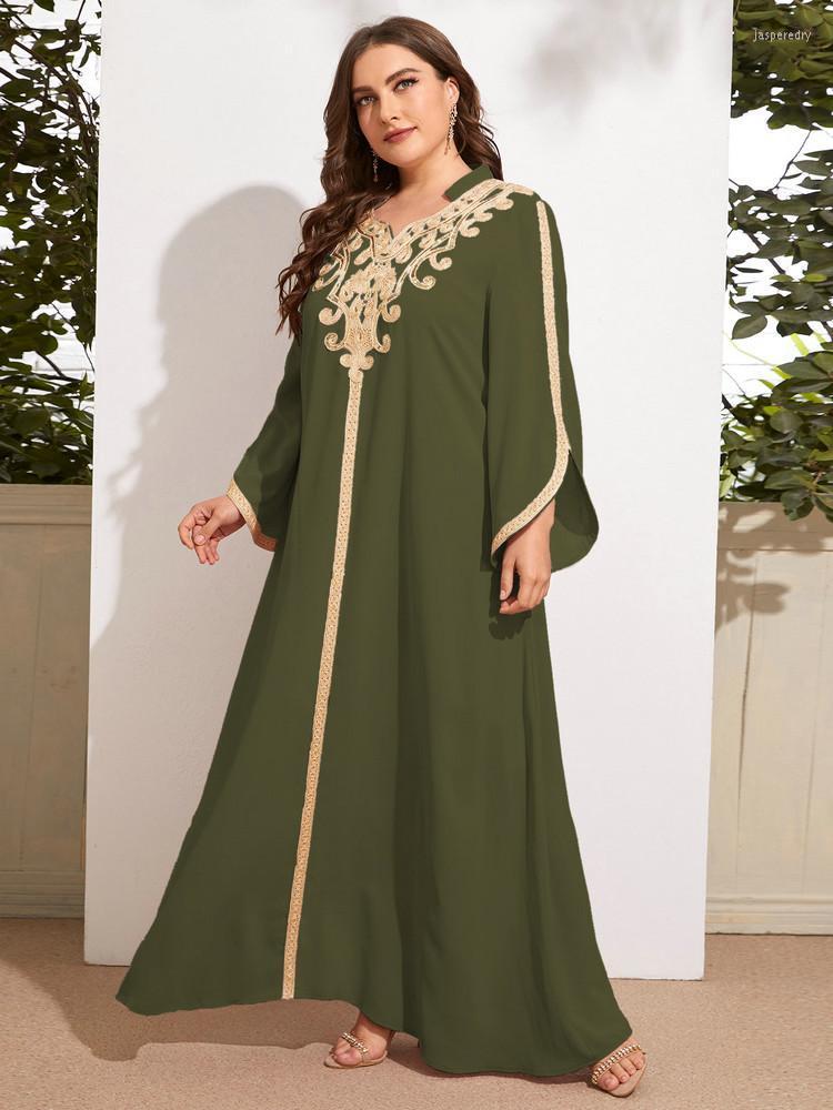 

Plus Size Dresses Women Elegant Large Maxi 2022 Vintage Muslim Loose Abaya Oversize Long Dress For Evening Party FestivalPlus Jasp22, Blue