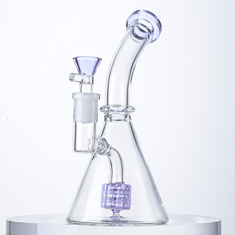 

Clear 5mm Thick Beaker Bongs Fab Egg Hookahs Showerhead Perc Glass Water Pipes 6 Inch Bubbler Oil Dab Rigs With Bowl 14mm Female Joint